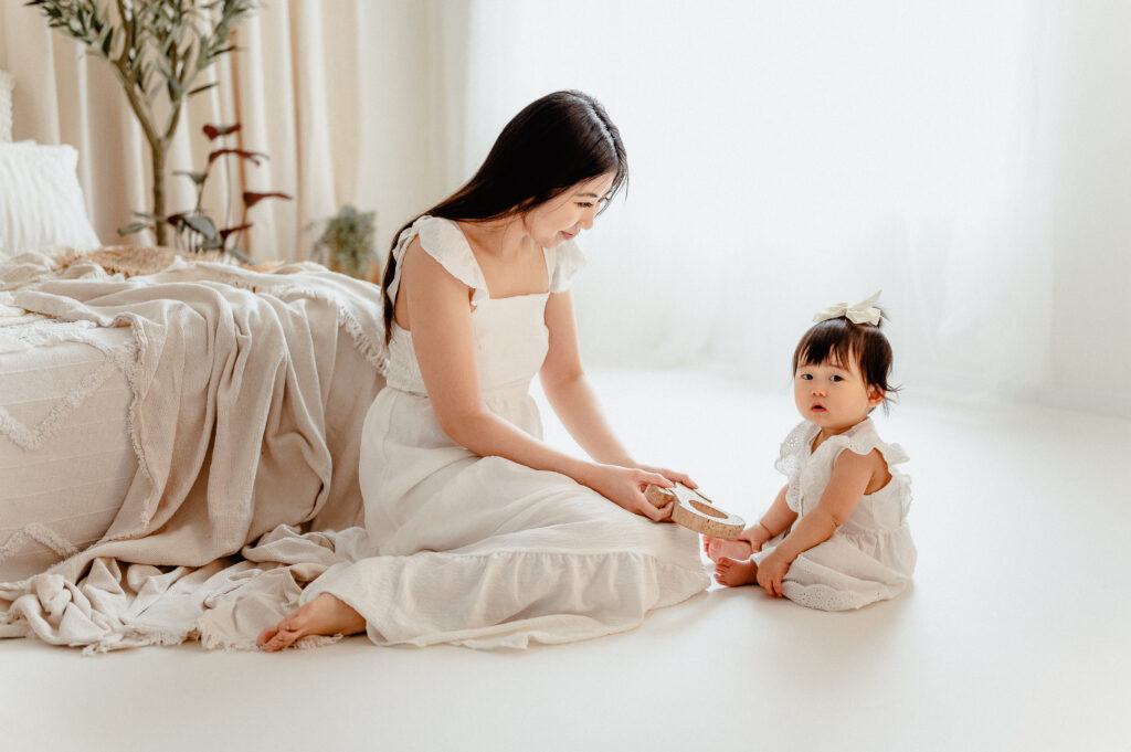 maminka s dcerou vietnamka