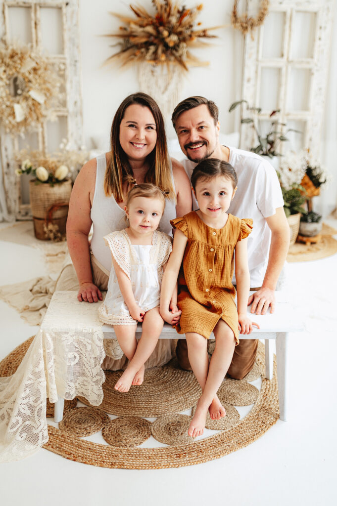 rodinné focení ve studiu